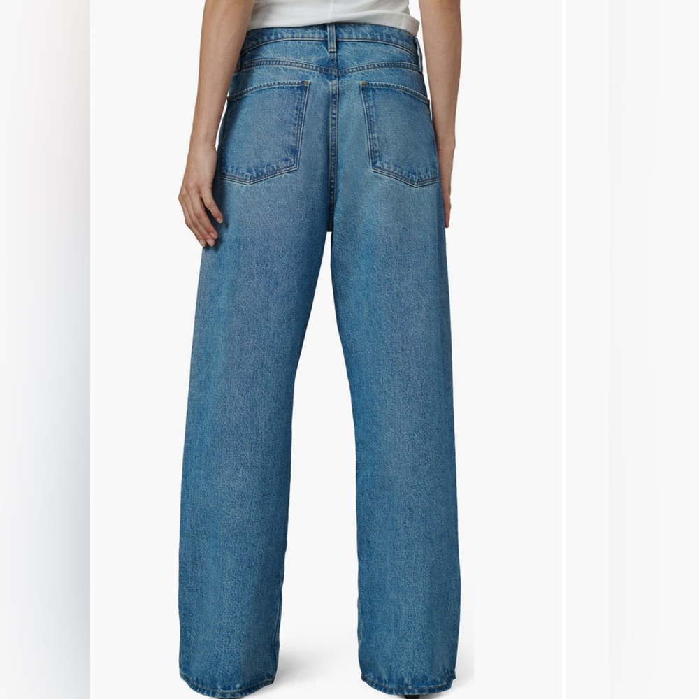 Joe's Jeans Blue Flare Wide Leg DenimThe Ryan Low Slung Baggy Jeans Size 30 -31 - Picture 2 of 15